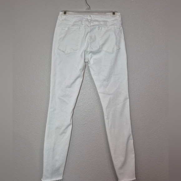 Frame Women's Jeans Size 27 Crisp White Skinny Jeans - Picture 4 of 6